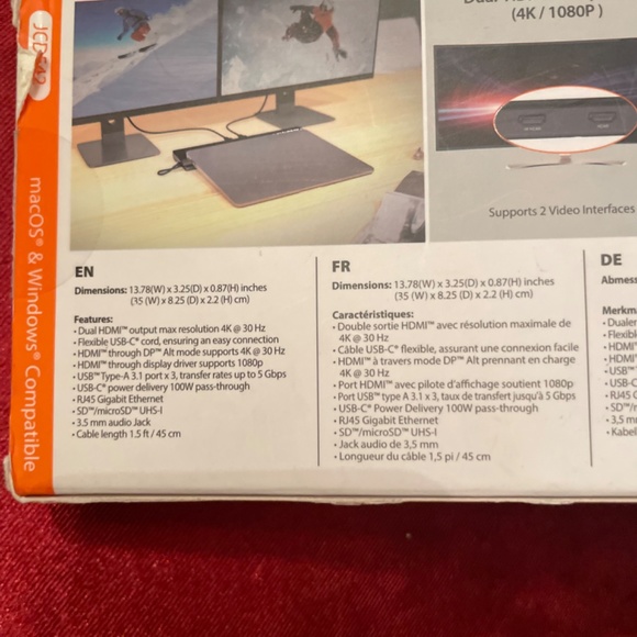 j5create USB-C Dual HDMI Docking Station - Picture 3 of 13